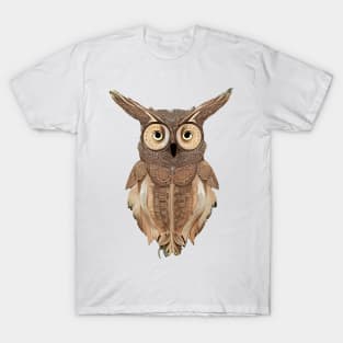Image of cute owl - symbol of wisdom T-Shirt